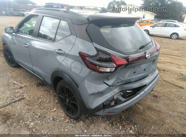 3N1CP5DV8ML534905 2021 NISSAN KICKS Gray Front view