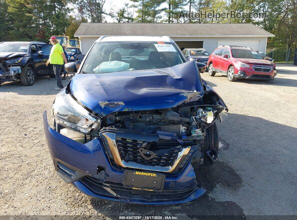 3N1CP5DV9LL492453 2020 NISSAN KICKS Blue Вид задньої частини салону
