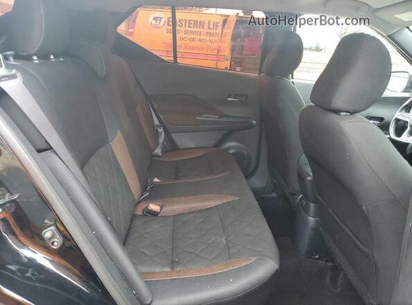 3N1CP5DV9LL538623 2020 NISSAN KICKS Black Вид задніх сидінь