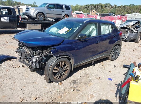 3N1CP5DV9LL558189 2020 NISSAN KICKS Blue Przód lewy