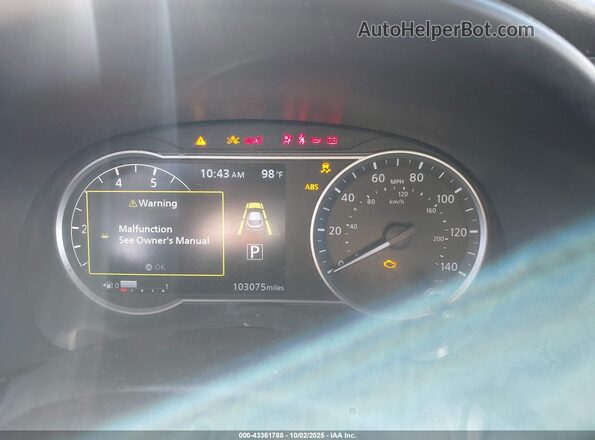 3N1CP5DV9LL558189 2020 NISSAN KICKS Blue Widok tylnych siedzeń