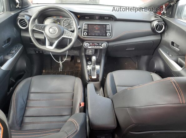 3N1CP5DVXLL536637 2020 NISSAN KICKS Red Dashboard view