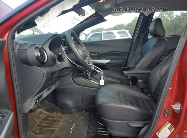 3N1CP5DVXLL536637 2020 NISSAN KICKS Red Front interior view