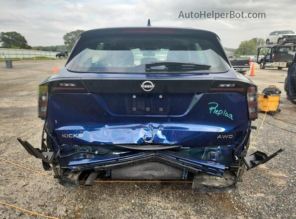 3N8AP6BB0SL332015 2025 NISSAN KICKS Blue Widok z tyłu
