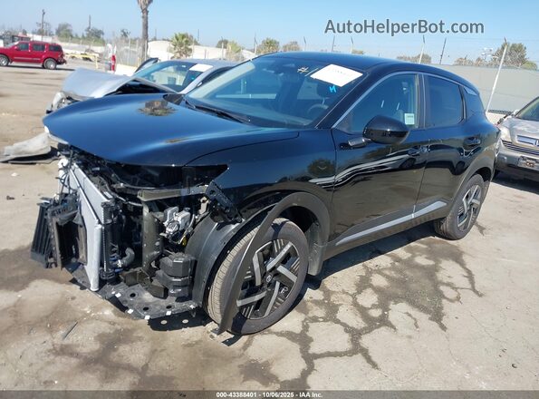 3N8AP6CA3SL418036 2025 NISSAN KICKS Black Առջևի ձախ երեք քառորդ տեսարան