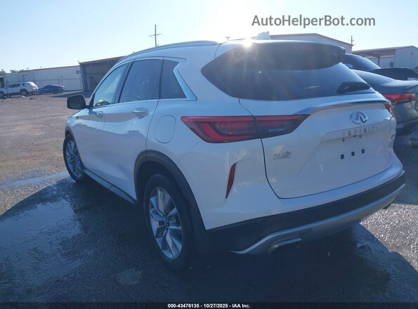 3PCAJ5BA1MF124144 2021 INFINITI QX50 White Trasero izquierdo
