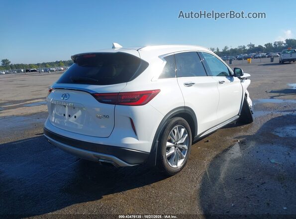 3PCAJ5BA1MF124144 2021 INFINITI QX50 White Trasero derecho