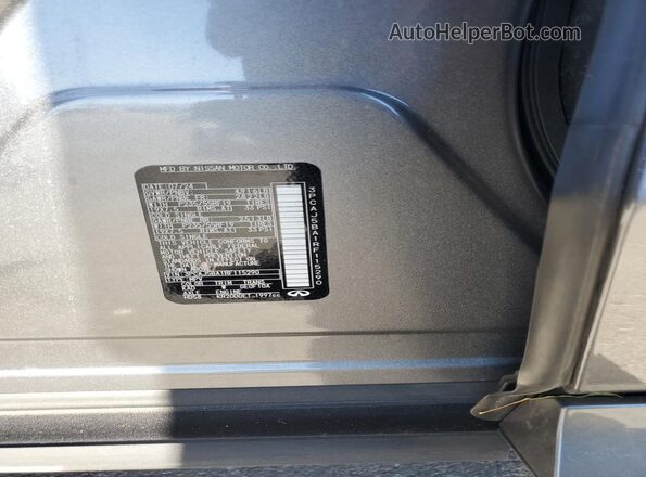 3PCAJ5BA1RF115290 2024 INFINITI QX50 Gray Widok naklejki z numerem VIN