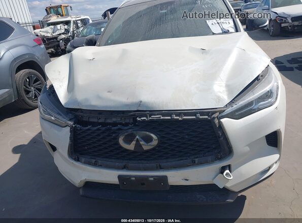 3PCAJ5BA2MF112021 2021 INFINITI QX50 White Вид щитка приладів