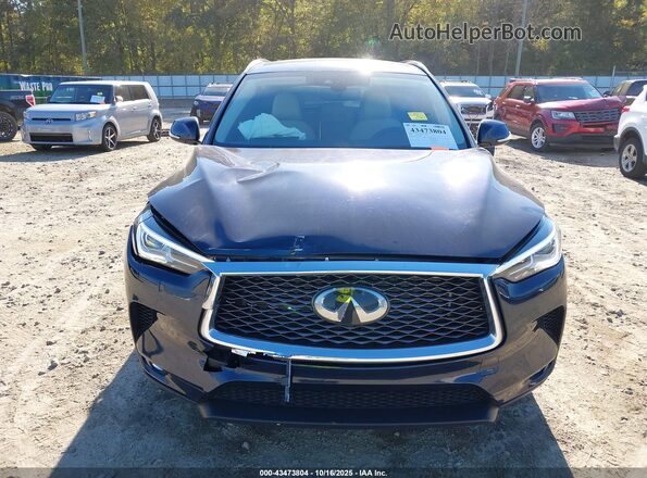 3PCAJ5BA3MF114974 2021 INFINITI QX50 Dark Blue Instrument cluster view