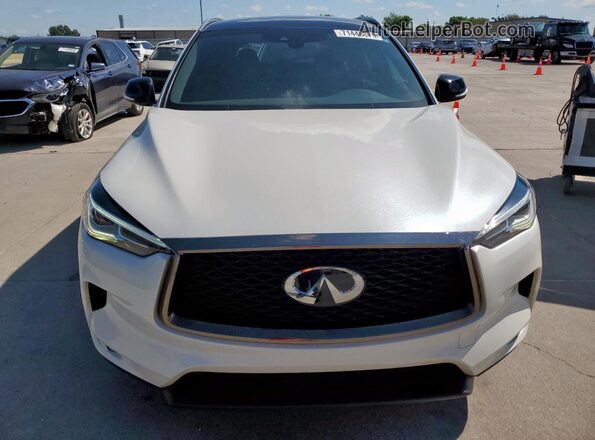 3PCAJ5BA3MF120354 2021 INFINITI QX50 White Vista frontal