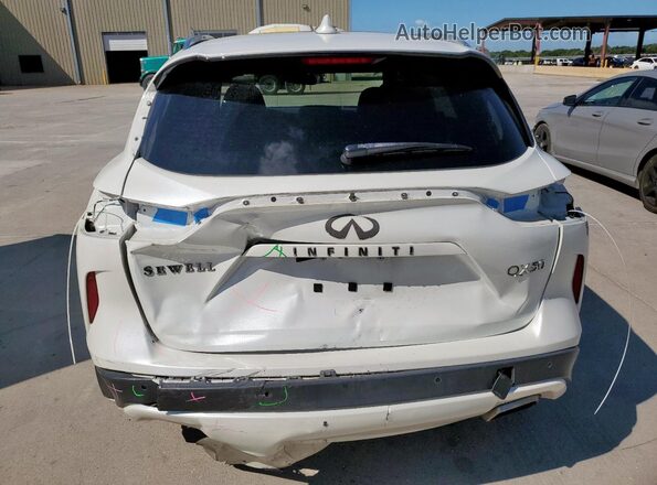 3PCAJ5BA3MF120354 2021 INFINITI QX50 White Vista trasera