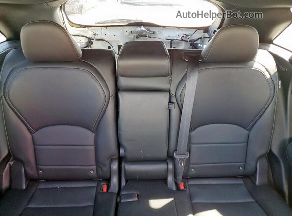 3PCAJ5BA3MF120354 2021 INFINITI QX50 White Vista de los asientos traseros