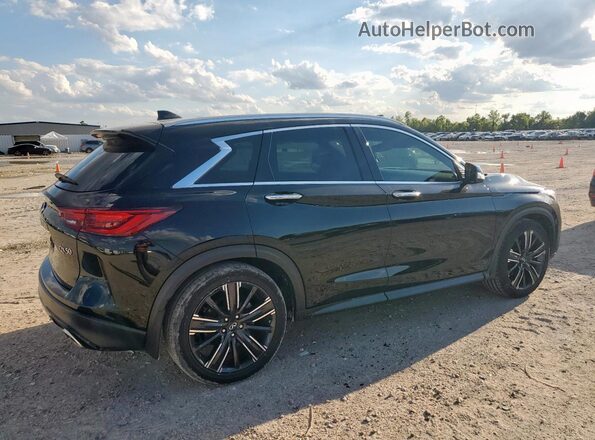 3PCAJ5BA3NF114135 2022 INFINITI QX50 Black Задня права чверть