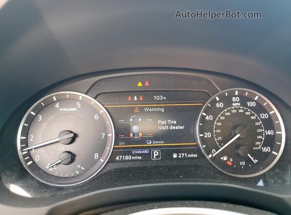 3PCAJ5BA3NF114135 2022 INFINITI QX50 Black Вид щитка приладів