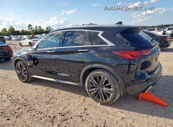 3PCAJ5BA3NF114135 2022 INFINITI QX50 Black Задня ліва чверть