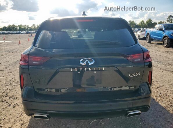 3PCAJ5BA3NF114135 2022 INFINITI QX50 Black Вид ззаду