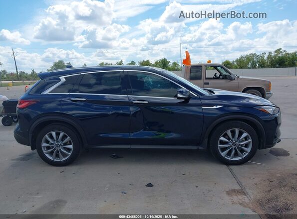 3PCAJ5BA5NF105775 2022 INFINITI QX50 Blue Панорамний вид салону 360°