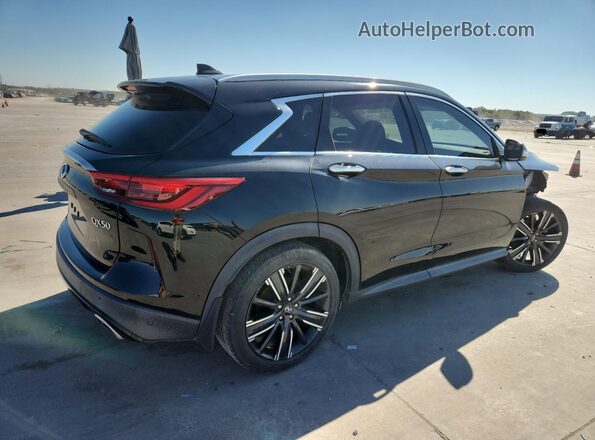 3PCAJ5BA9MF114509 2021 INFINITI QX50 Черный Задняя правая четверть