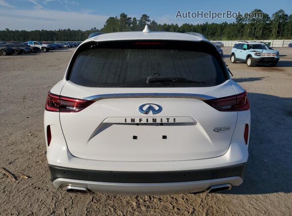 3PCAJ5BA9RF104487 2024 INFINITI QX50 White უკანა ხედი