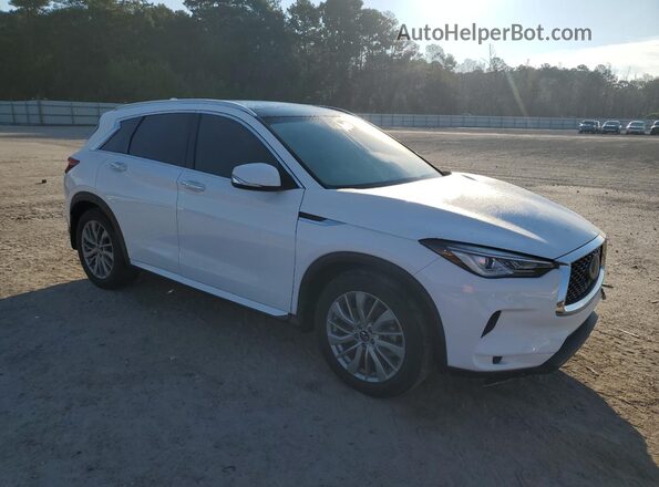 3PCAJ5BA9RF104487 2024 INFINITI QX50 White წინა მარჯვენა