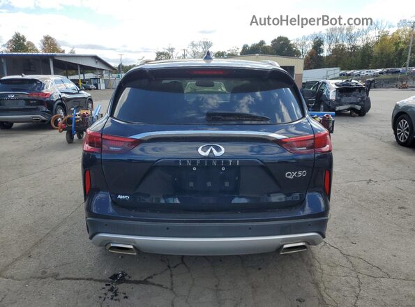 3PCAJ5BB0MF109790 2021 INFINITI QX50 Black Rear view