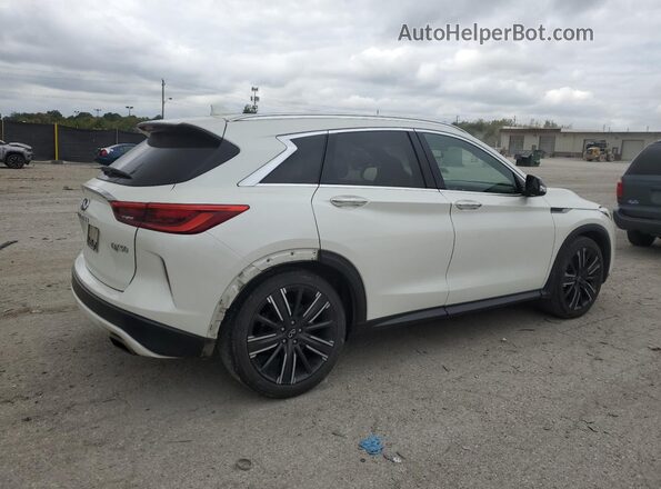 3PCAJ5BB3MF103224 2021 INFINITI QX50 Белый Задняя правая четверть