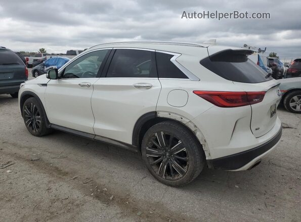 3PCAJ5BB3MF103224 2021 INFINITI QX50 Белый Задняя левая четверть