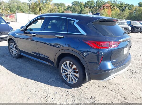 3PCAJ5BB4SF107330 2025 INFINITI QX50 Black Tył lewy