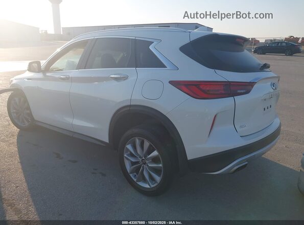 3PCAJ5BB6NF106393 2022 INFINITI QX50 Белый Задняя левая четверть