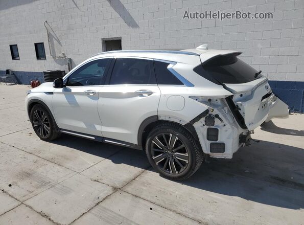 3PCAJ5BBXMF108615 2021 INFINITI QX50 White Հետևի ձախ
