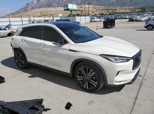 3PCAJ5BBXMF108615 2021 INFINITI QX50 White Առջևի աջ