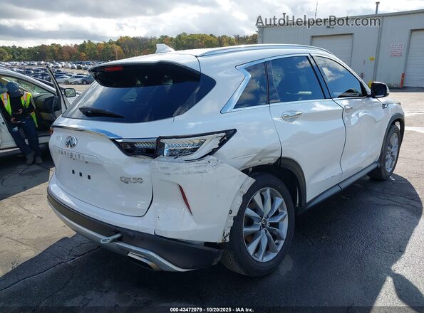 3PCAJ5BBXMF127293 2021 INFINITI QX50 White Задня права чверть
