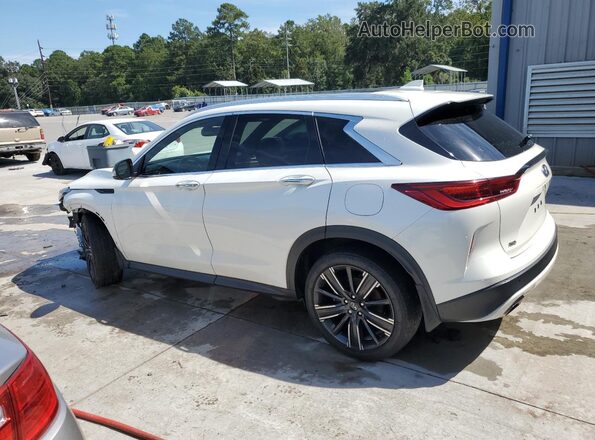 3PCAJ5BBXNF108180 2022 INFINITI QX50 White Задня ліва чверть