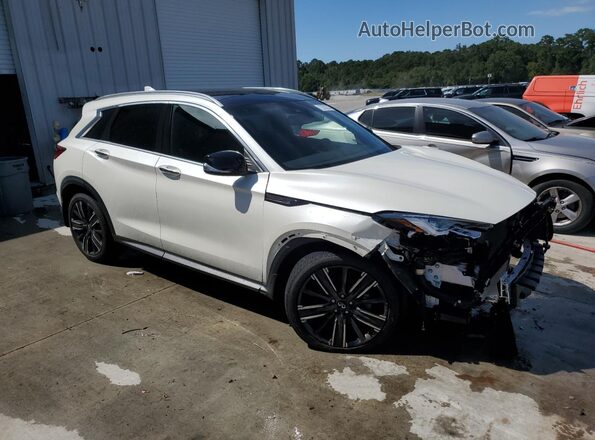 3PCAJ5BBXNF108180 2022 INFINITI QX50 White Передня права чверть