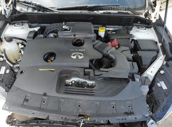 3PCAJ5BBXNF108180 2022 INFINITI QX50 White Вид підкапотного простору