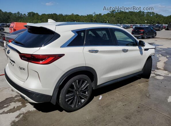 3PCAJ5BBXNF108180 2022 INFINITI QX50 White Задня права чверть