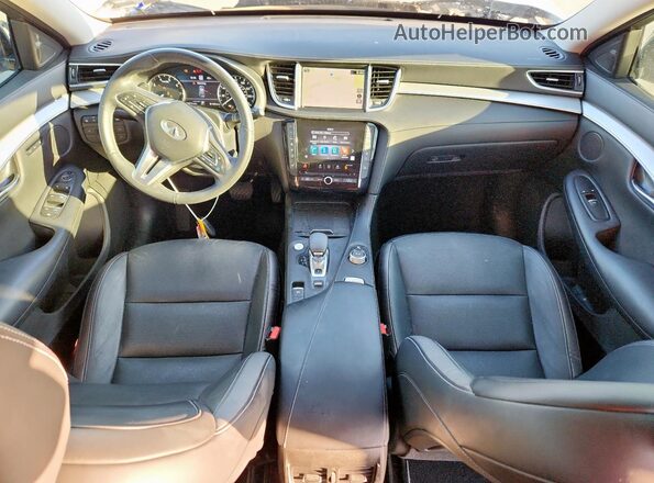 3PCAJ5CA8MF102477 2021 INFINITI QX50 White Առջևի վահանակի տեսք