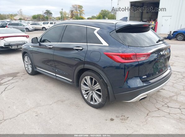 3PCAJ5CB2MF110339 2021 INFINITI QX50 Черный Задняя левая четверть