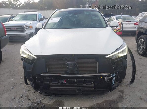 3PCAJ5CB8MF120387 2021 INFINITI QX50 White Вид щитка приладів