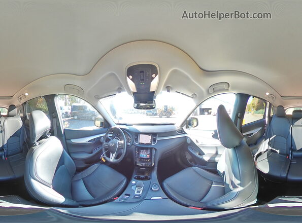 3PCAJ5CB9MF117496 2021 INFINITI QX50 Черный Панорамный вид салона 360°