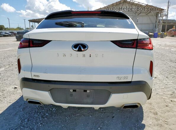 3PCAJ5K38NF109692 2022 INFINITI QX55 White უკანა ხედი