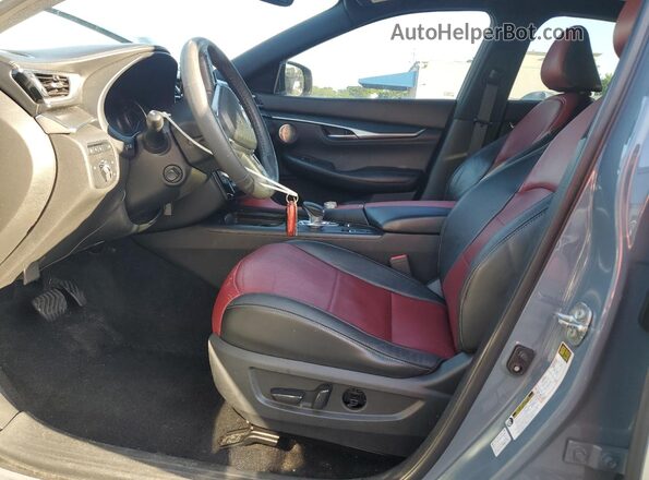 3PCAJ5L33NF101448 2022 INFINITI QX55 Gray Widok wnętrza z przodu