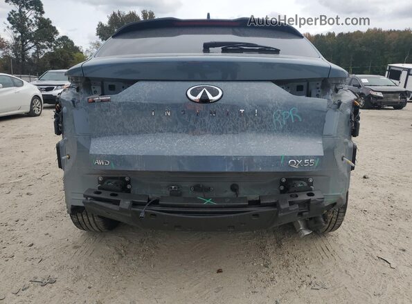 3PCAJ5L33NF105595 2022 INFINITI QX55 White Rear view