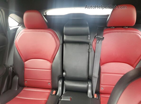 3PCAJ5L33NF105595 2022 INFINITI QX55 White Rear seats view
