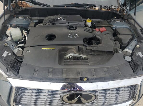 3PCAJ5L33NF105595 2022 INFINITI QX55 White Engine compartment view