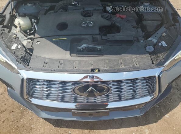 3PCAJ5L36NF100116 2022 INFINITI QX55 Blue Widok komory silnika