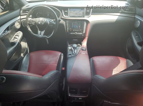 3PCAJ5L36NF100116 2022 INFINITI QX55 Blue Widok deski rozdzielczej