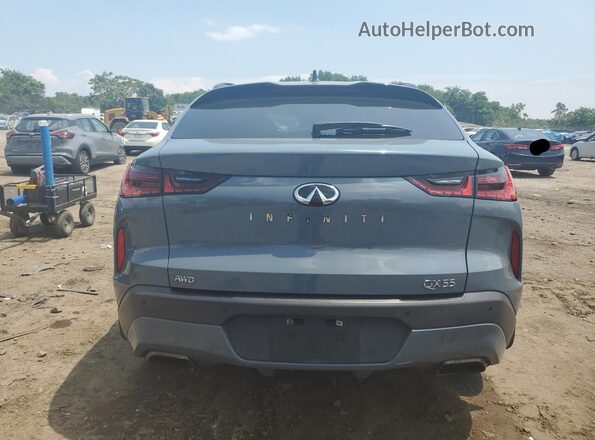 3PCAJ5L36NF100116 2022 INFINITI QX55 Blue Widok z tyłu