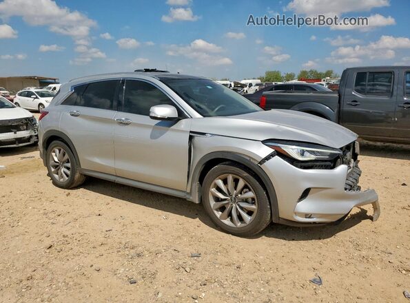 3PCAJ5M12LF110426 2020 INFINITI QX50 Silver Передня права чверть
